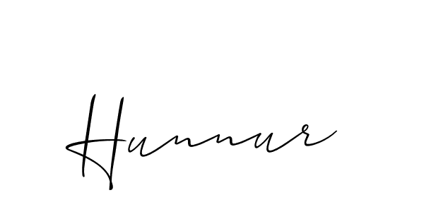 Best and Professional Signature Style for Hunnur. Allison_Script Best Signature Style Collection. Hunnur signature style 2 images and pictures png