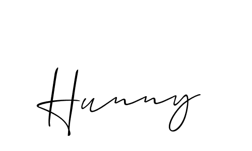 It looks lik you need a new signature style for name Hunny. Design unique handwritten (Allison_Script) signature with our free signature maker in just a few clicks. Hunny signature style 2 images and pictures png