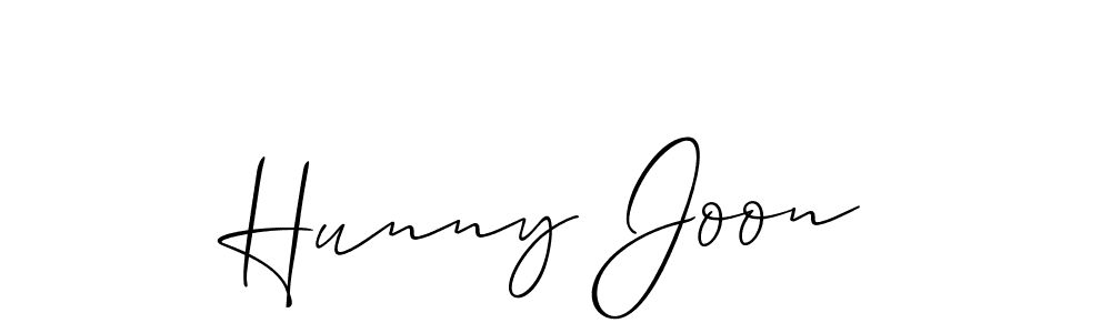 Once you've used our free online signature maker to create your best signature Allison_Script style, it's time to enjoy all of the benefits that Hunny Joon name signing documents. Hunny Joon signature style 2 images and pictures png