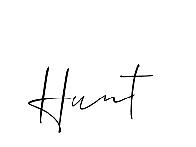 The best way (Allison_Script) to make a short signature is to pick only two or three words in your name. The name Hunt include a total of six letters. For converting this name. Hunt signature style 2 images and pictures png