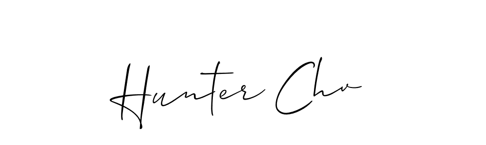 How to Draw Hunter Chv signature style? Allison_Script is a latest design signature styles for name Hunter Chv. Hunter Chv signature style 2 images and pictures png