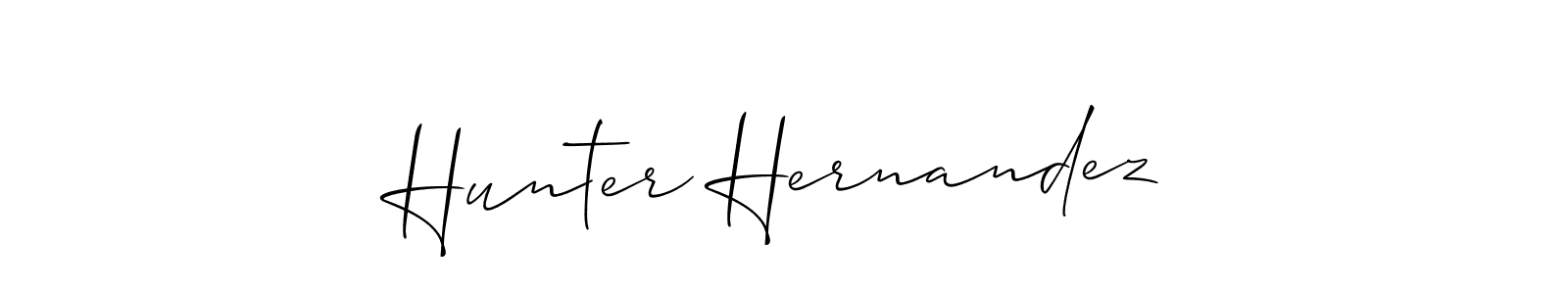 Make a beautiful signature design for name Hunter Hernandez. Use this online signature maker to create a handwritten signature for free. Hunter Hernandez signature style 2 images and pictures png