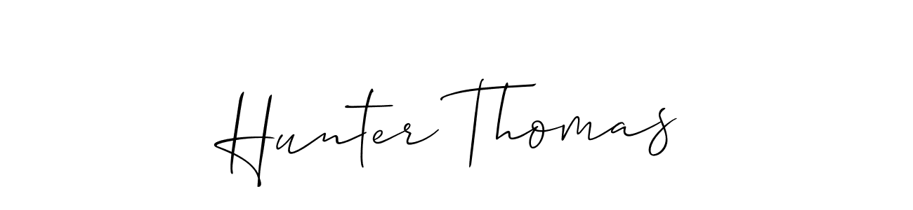 See photos of Hunter Thomas official signature by Spectra . Check more albums & portfolios. Read reviews & check more about Allison_Script font. Hunter Thomas signature style 2 images and pictures png