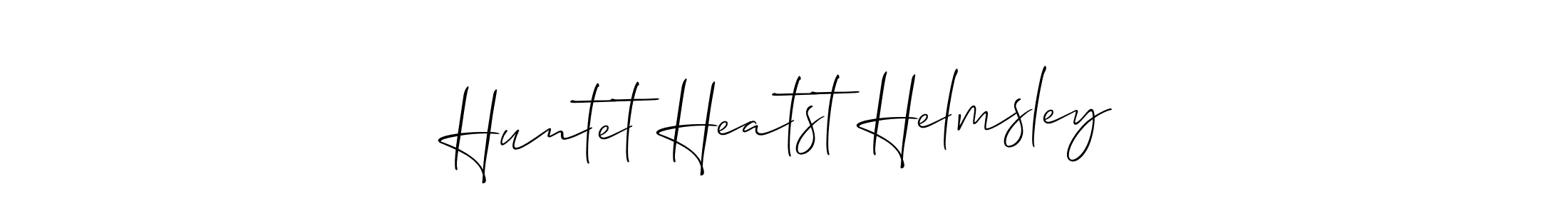 How to make Huntet Heatst Helmsley signature? Allison_Script is a professional autograph style. Create handwritten signature for Huntet Heatst Helmsley name. Huntet Heatst Helmsley signature style 2 images and pictures png