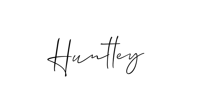 Design your own signature with our free online signature maker. With this signature software, you can create a handwritten (Allison_Script) signature for name Huntley. Huntley signature style 2 images and pictures png