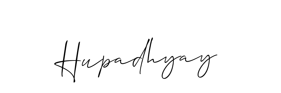 Also we have Hupadhyay name is the best signature style. Create professional handwritten signature collection using Allison_Script autograph style. Hupadhyay signature style 2 images and pictures png