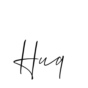 Best and Professional Signature Style for Huq. Allison_Script Best Signature Style Collection. Huq signature style 2 images and pictures png