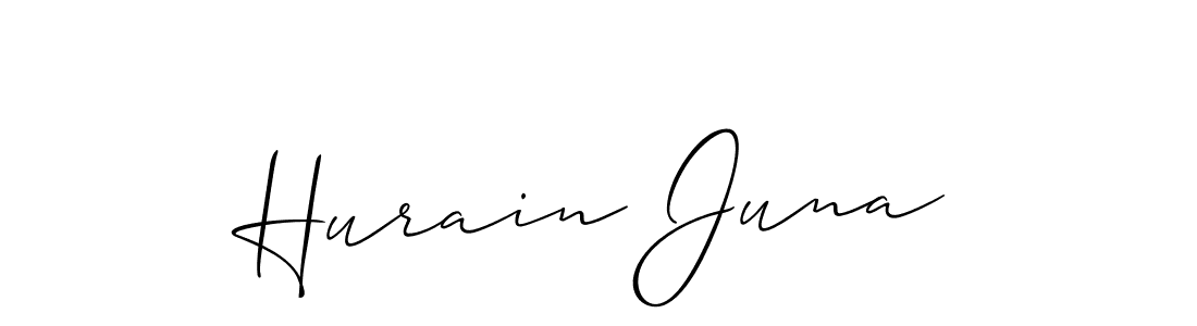 How to Draw Hurain Juna signature style? Allison_Script is a latest design signature styles for name Hurain Juna. Hurain Juna signature style 2 images and pictures png