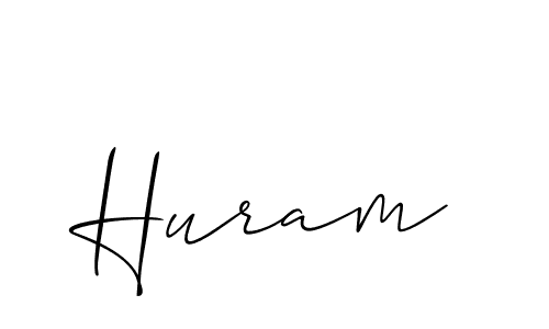 Huram stylish signature style. Best Handwritten Sign (Allison_Script) for my name. Handwritten Signature Collection Ideas for my name Huram. Huram signature style 2 images and pictures png