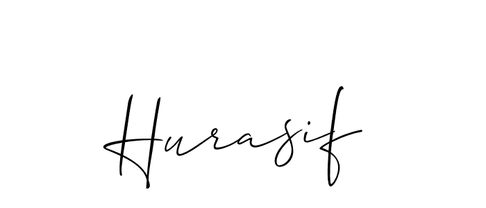 Once you've used our free online signature maker to create your best signature Allison_Script style, it's time to enjoy all of the benefits that Hurasif name signing documents. Hurasif signature style 2 images and pictures png