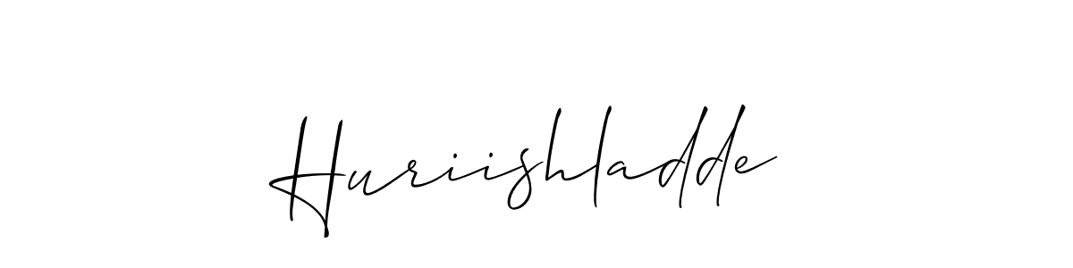 Huriishladde stylish signature style. Best Handwritten Sign (Allison_Script) for my name. Handwritten Signature Collection Ideas for my name Huriishladde. Huriishladde signature style 2 images and pictures png