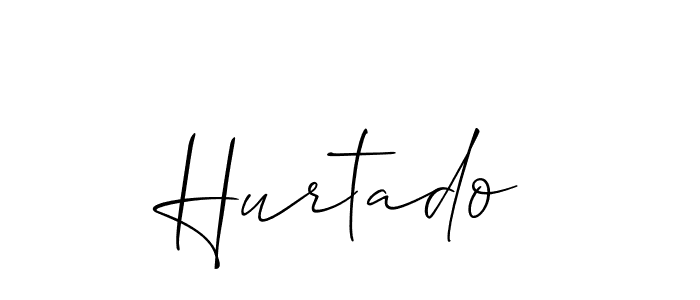 Best and Professional Signature Style for Hurtado. Allison_Script Best Signature Style Collection. Hurtado signature style 2 images and pictures png