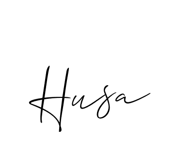 How to Draw Husa signature style? Allison_Script is a latest design signature styles for name Husa. Husa signature style 2 images and pictures png