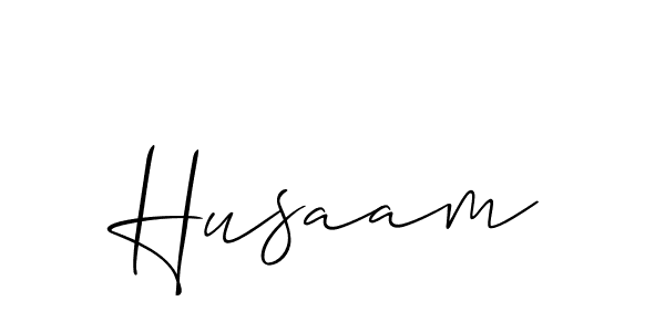 It looks lik you need a new signature style for name Husaam. Design unique handwritten (Allison_Script) signature with our free signature maker in just a few clicks. Husaam signature style 2 images and pictures png