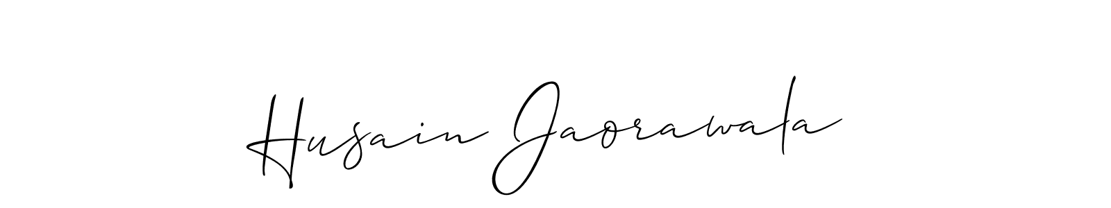 Once you've used our free online signature maker to create your best signature Allison_Script style, it's time to enjoy all of the benefits that Husain Jaorawala name signing documents. Husain Jaorawala signature style 2 images and pictures png