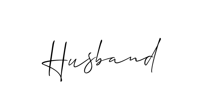 How to Draw Husband signature style? Allison_Script is a latest design signature styles for name Husband. Husband signature style 2 images and pictures png