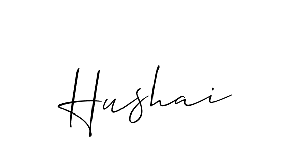 Make a beautiful signature design for name Hushai. Use this online signature maker to create a handwritten signature for free. Hushai signature style 2 images and pictures png