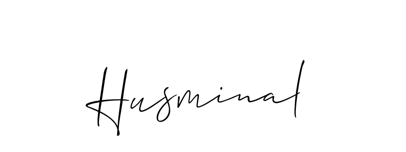 You should practise on your own different ways (Allison_Script) to write your name (Husminal) in signature. don't let someone else do it for you. Husminal signature style 2 images and pictures png