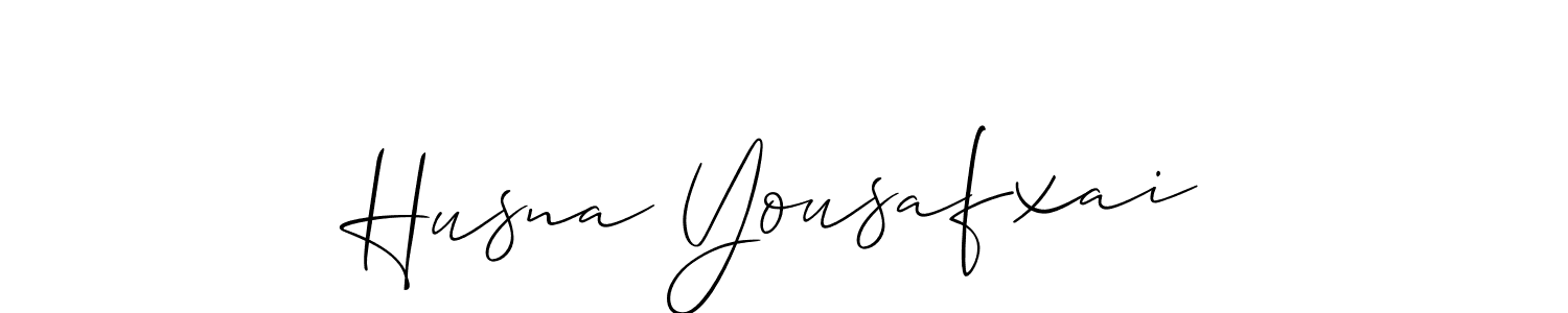 This is the best signature style for the Husna Yousafxai name. Also you like these signature font (Allison_Script). Mix name signature. Husna Yousafxai signature style 2 images and pictures png