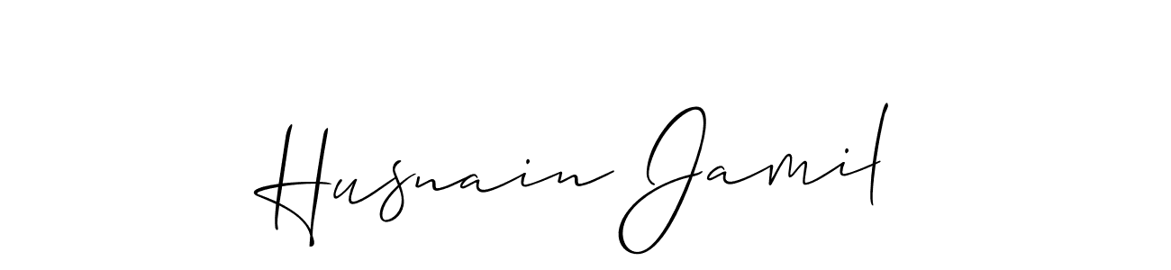 You can use this online signature creator to create a handwritten signature for the name Husnain Jamil. This is the best online autograph maker. Husnain Jamil signature style 2 images and pictures png