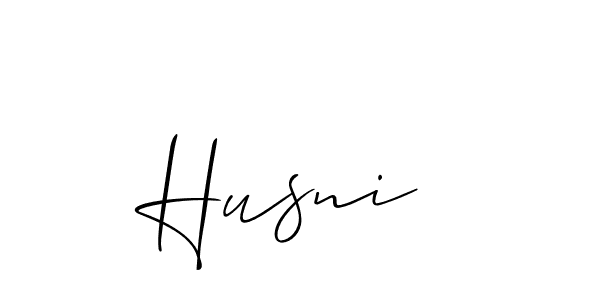 Make a beautiful signature design for name Husni . Use this online signature maker to create a handwritten signature for free. Husni  signature style 2 images and pictures png