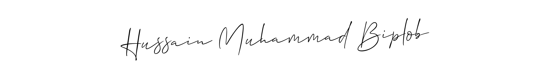 Make a beautiful signature design for name Hussain Muhammad Biplob. Use this online signature maker to create a handwritten signature for free. Hussain Muhammad Biplob signature style 2 images and pictures png