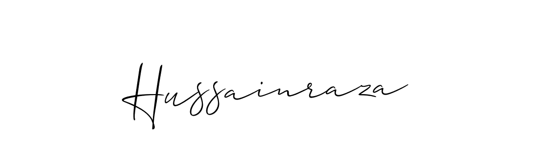 if you are searching for the best signature style for your name Hussainraza. so please give up your signature search. here we have designed multiple signature styles  using Allison_Script. Hussainraza signature style 2 images and pictures png