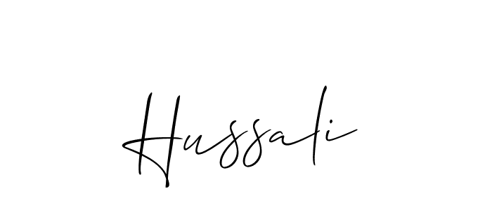 How to Draw Hussali signature style? Allison_Script is a latest design signature styles for name Hussali. Hussali signature style 2 images and pictures png