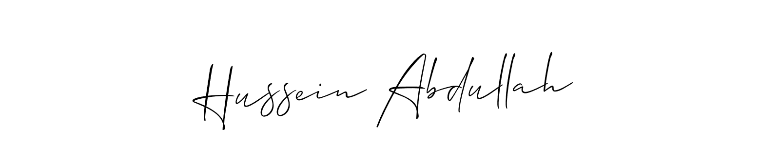 Here are the top 10 professional signature styles for the name Hussein Abdullah. These are the best autograph styles you can use for your name. Hussein Abdullah signature style 2 images and pictures png