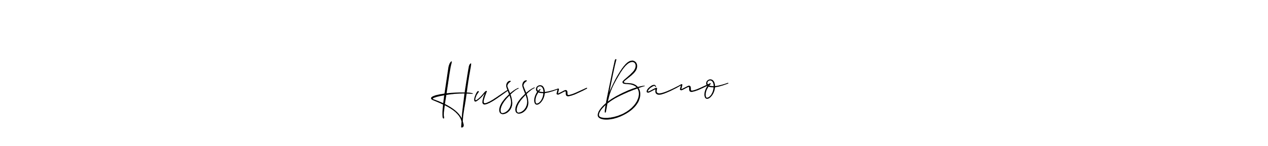 Also we have Husson Banoحسن بانو name is the best signature style. Create professional handwritten signature collection using Allison_Script autograph style. Husson Banoحسن بانو signature style 2 images and pictures png