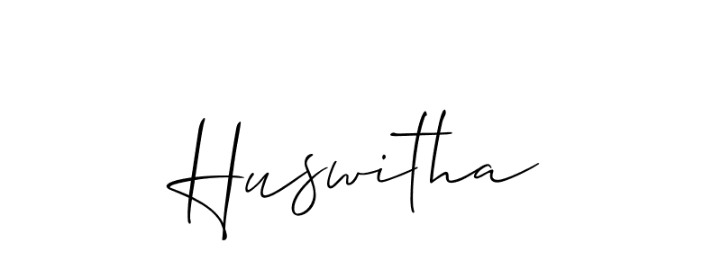 Create a beautiful signature design for name Huswitha. With this signature (Allison_Script) fonts, you can make a handwritten signature for free. Huswitha signature style 2 images and pictures png