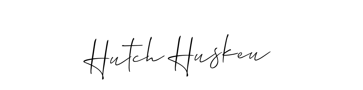 Make a beautiful signature design for name Hutch Huskeu. Use this online signature maker to create a handwritten signature for free. Hutch Huskeu signature style 2 images and pictures png