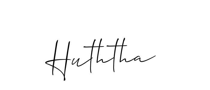 How to make Huththa name signature. Use Allison_Script style for creating short signs online. This is the latest handwritten sign. Huththa signature style 2 images and pictures png