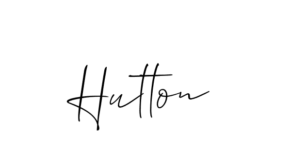 You should practise on your own different ways (Allison_Script) to write your name (Hutton) in signature. don't let someone else do it for you. Hutton signature style 2 images and pictures png