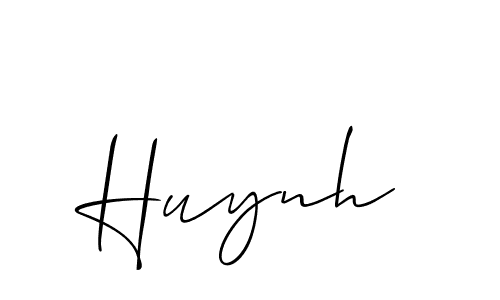 Make a beautiful signature design for name Huynh. With this signature (Allison_Script) style, you can create a handwritten signature for free. Huynh signature style 2 images and pictures png