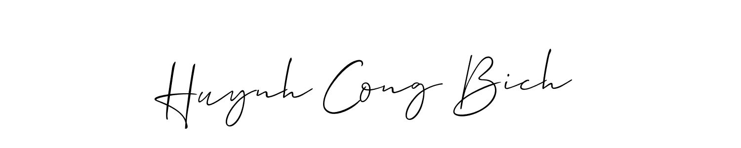 Make a short Huynh Cong Bich signature style. Manage your documents anywhere anytime using Allison_Script. Create and add eSignatures, submit forms, share and send files easily. Huynh Cong Bich signature style 2 images and pictures png