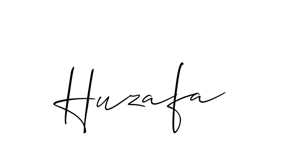 How to make Huzafa name signature. Use Allison_Script style for creating short signs online. This is the latest handwritten sign. Huzafa signature style 2 images and pictures png