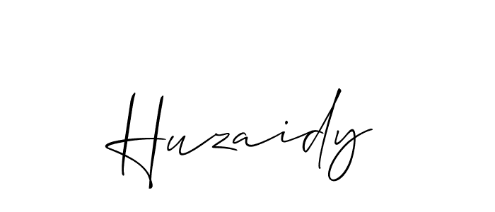 How to Draw Huzaidy signature style? Allison_Script is a latest design signature styles for name Huzaidy. Huzaidy signature style 2 images and pictures png