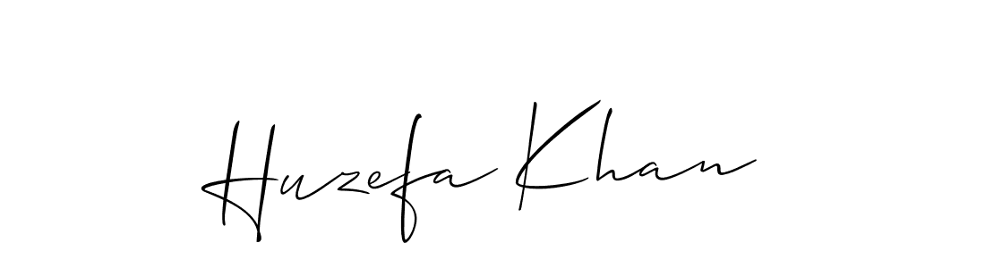 The best way (Allison_Script) to make a short signature is to pick only two or three words in your name. The name Huzefa Khan include a total of six letters. For converting this name. Huzefa Khan signature style 2 images and pictures png