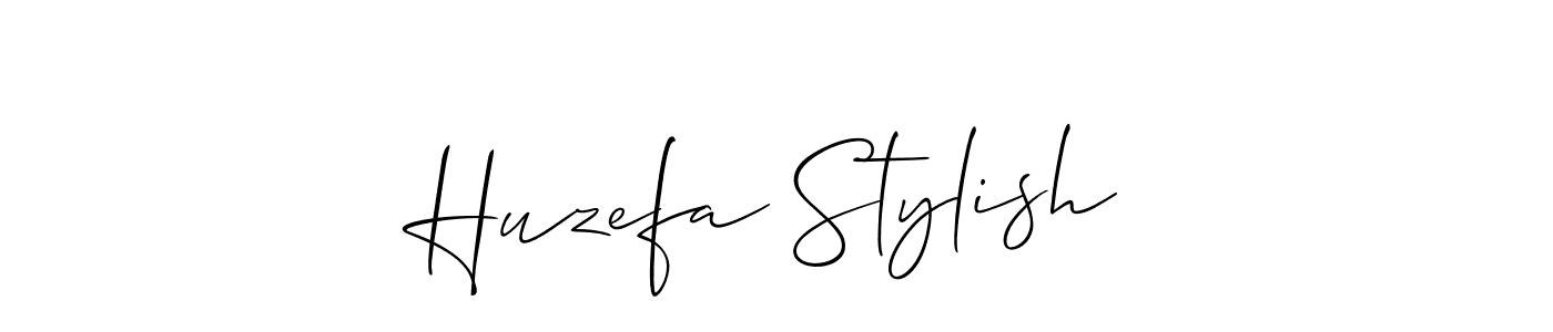 It looks lik you need a new signature style for name Huzefa Stylish. Design unique handwritten (Allison_Script) signature with our free signature maker in just a few clicks. Huzefa Stylish signature style 2 images and pictures png