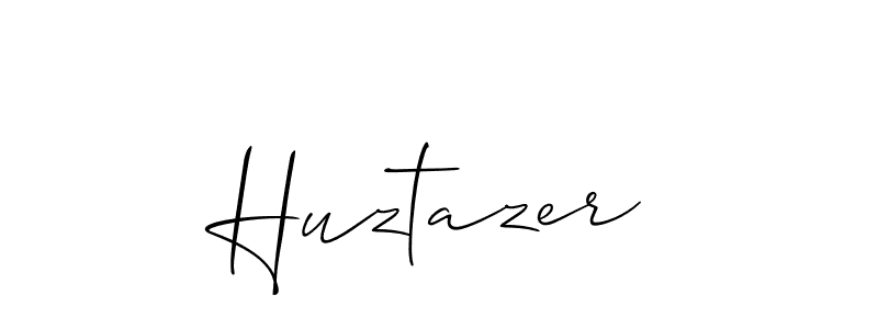 Create a beautiful signature design for name Huztazer. With this signature (Allison_Script) fonts, you can make a handwritten signature for free. Huztazer signature style 2 images and pictures png