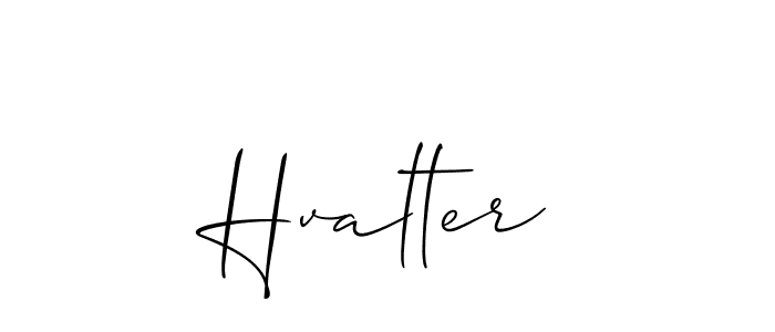 Make a beautiful signature design for name Hvalter. With this signature (Allison_Script) style, you can create a handwritten signature for free. Hvalter signature style 2 images and pictures png