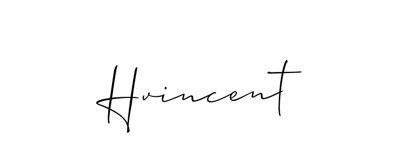 Also You can easily find your signature by using the search form. We will create Hvincent name handwritten signature images for you free of cost using Allison_Script sign style. Hvincent signature style 2 images and pictures png
