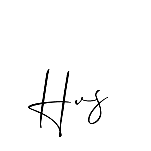 It looks lik you need a new signature style for name Hvs. Design unique handwritten (Allison_Script) signature with our free signature maker in just a few clicks. Hvs signature style 2 images and pictures png