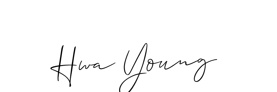 See photos of Hwa Young official signature by Spectra . Check more albums & portfolios. Read reviews & check more about Allison_Script font. Hwa Young signature style 2 images and pictures png