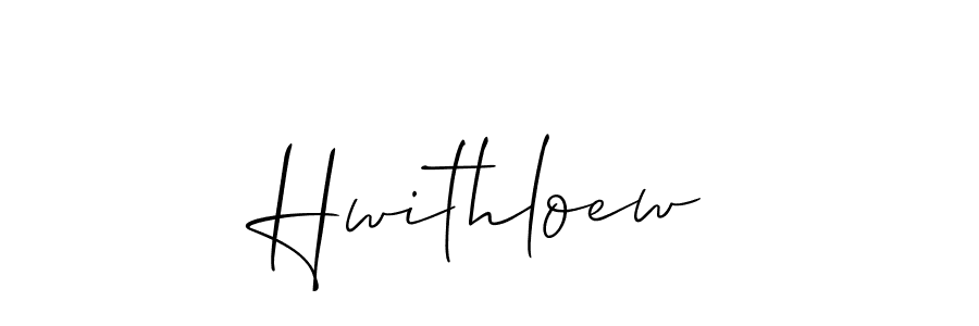 Also we have Hwithloew name is the best signature style. Create professional handwritten signature collection using Allison_Script autograph style. Hwithloew signature style 2 images and pictures png