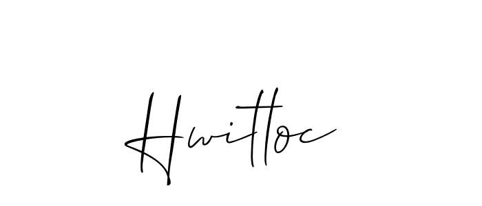 Also we have Hwitloc name is the best signature style. Create professional handwritten signature collection using Allison_Script autograph style. Hwitloc signature style 2 images and pictures png