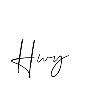 if you are searching for the best signature style for your name Hwy. so please give up your signature search. here we have designed multiple signature styles  using Allison_Script. Hwy signature style 2 images and pictures png