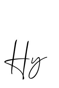 How to make Hy name signature. Use Allison_Script style for creating short signs online. This is the latest handwritten sign. Hy signature style 2 images and pictures png