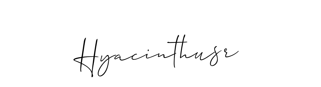 if you are searching for the best signature style for your name Hyacinthusr. so please give up your signature search. here we have designed multiple signature styles  using Allison_Script. Hyacinthusr signature style 2 images and pictures png